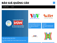 Tablet Screenshot of baogiaquangcao.com
